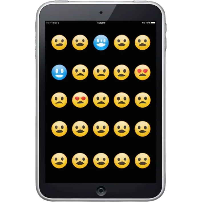 text on tablet emoji
