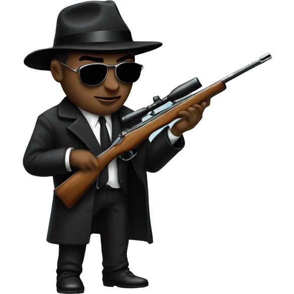 mafia member with sniper emoji