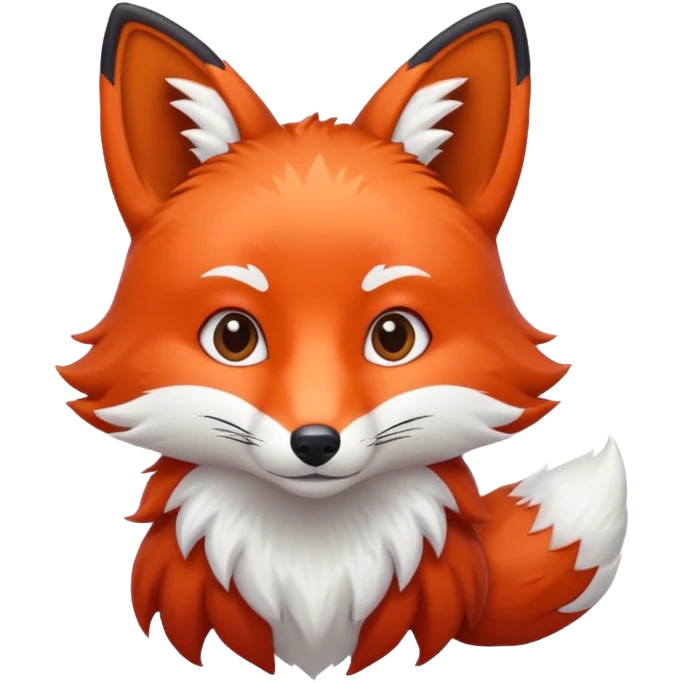 Fox in the snow  emoji
