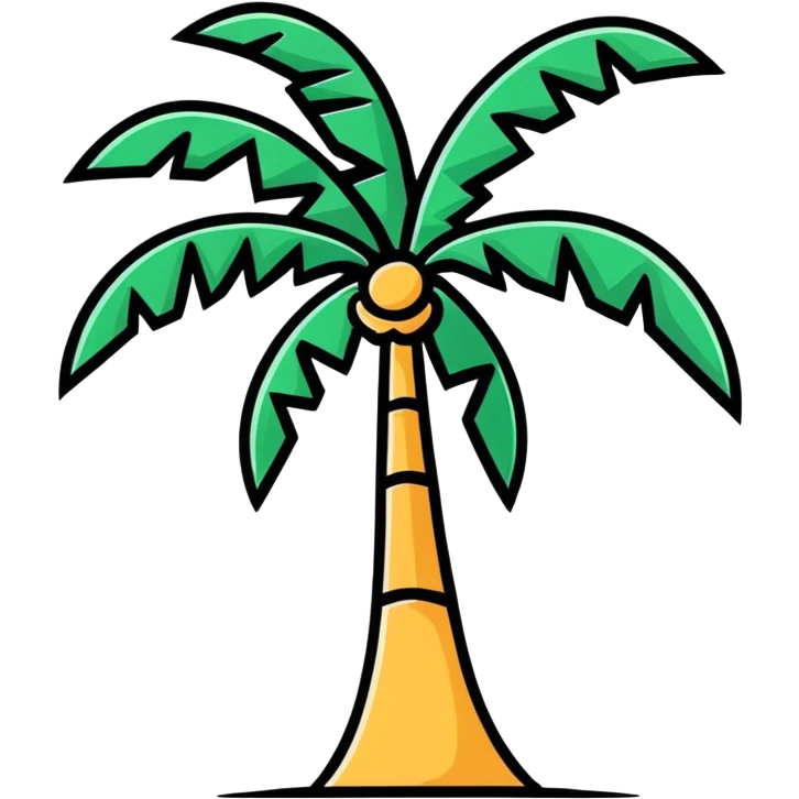 palm tree emoji emoji