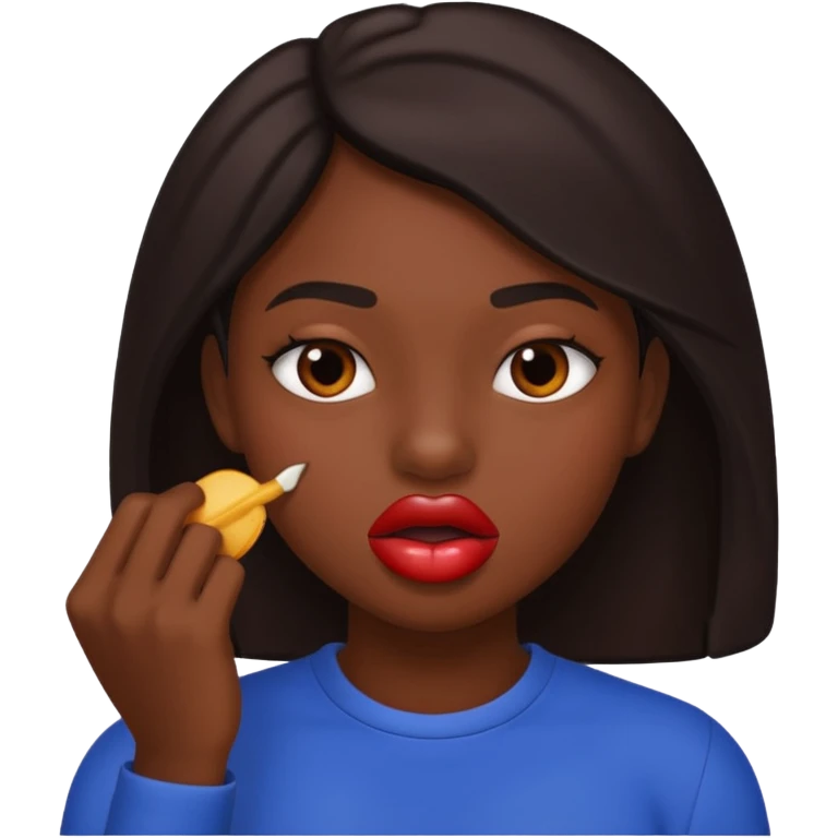 Homem mordendo a boca com tesao emoji