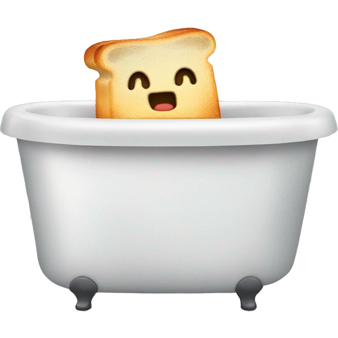 Toaster in a bathtub emoji