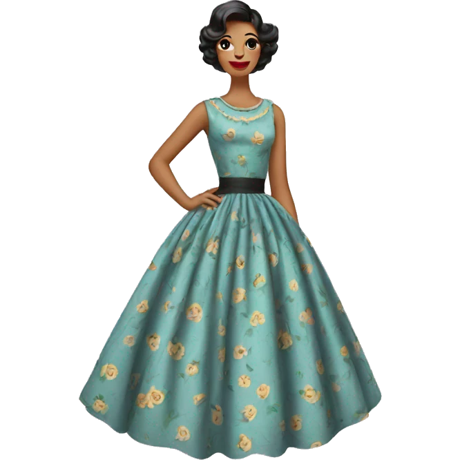 Vintage dress emoji