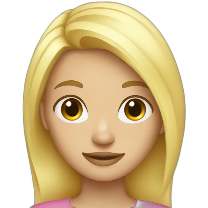 blonde girl emoji