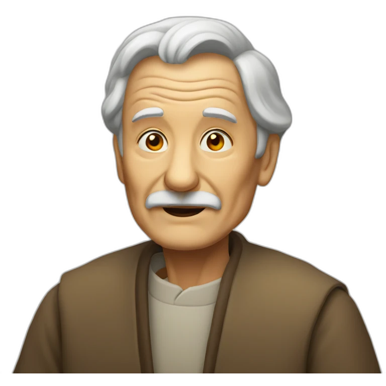 Wise old man emoji