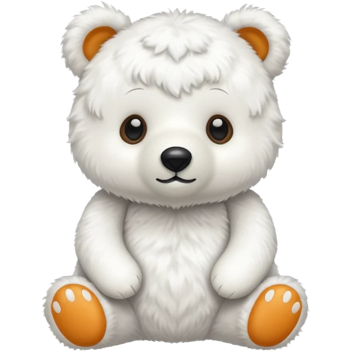 white bear doll emoji