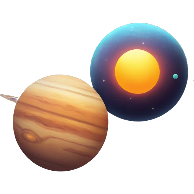 two planets emoji