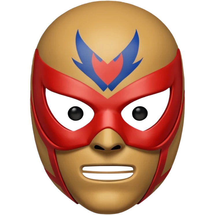 Male wearing a lucha libre wrestling mask  emoji
