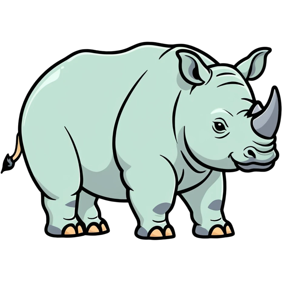 Rhinoceros Emoji emoji