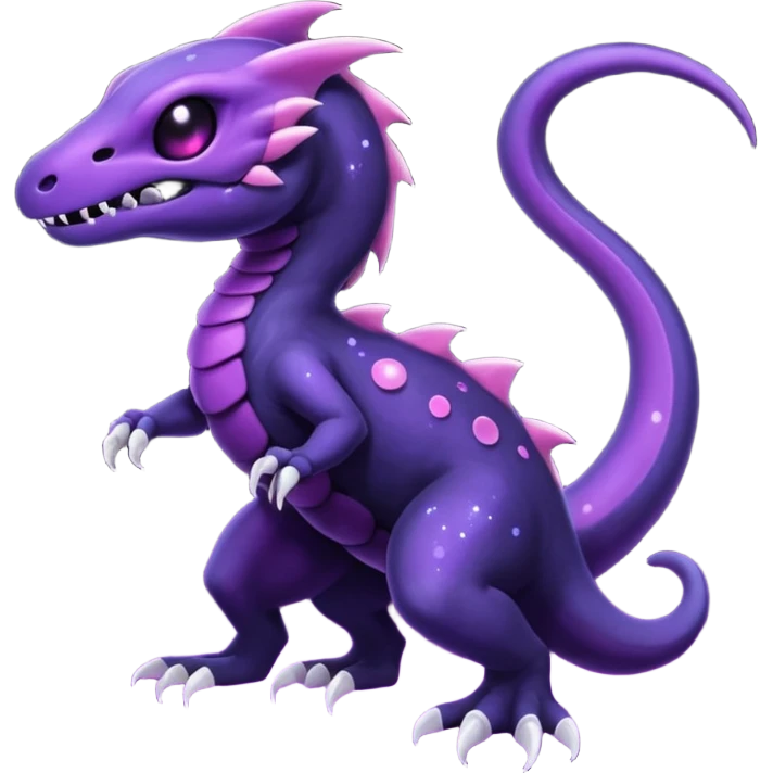 Nebulae Salandit-Duskull-Noibat-Fakémon-hybrid-creature (full body)  emoji