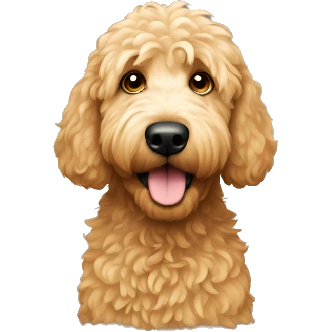 Golden doodle emoji