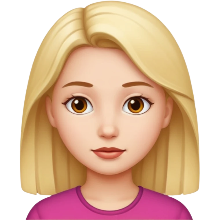 دختری که emoji