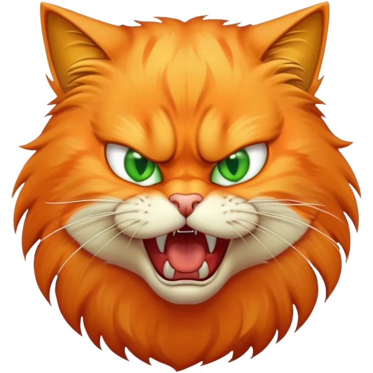 Angry cat emoji