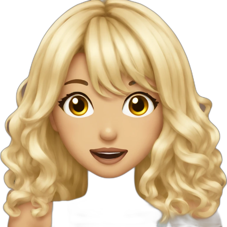 Gyaru surprised emoji