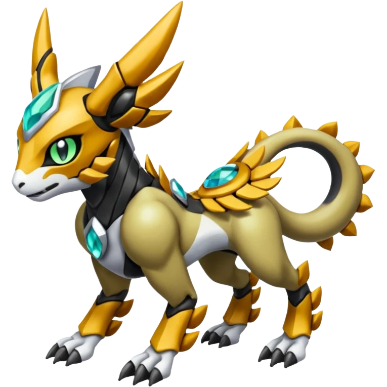 Meloetta-Wargreymon-Protogen-Pokémon-Digimon-Fakémon-fusion-hybrid-creature emoji