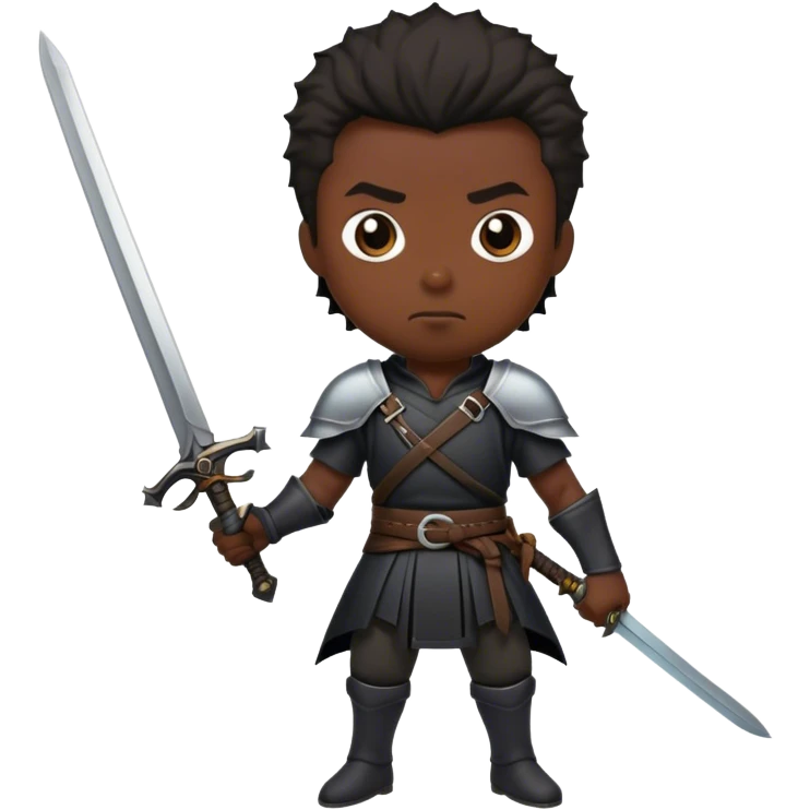 The black swordsman emoji