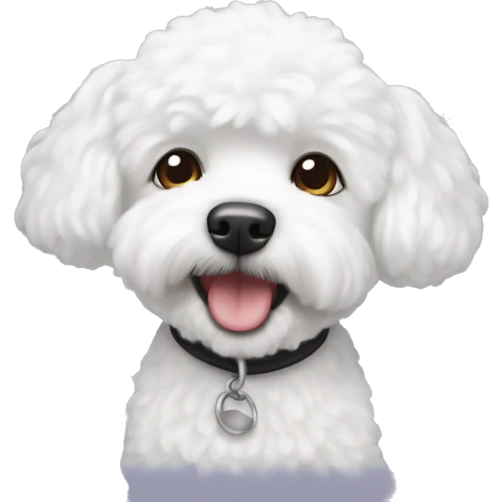 white bichon frisé emoji