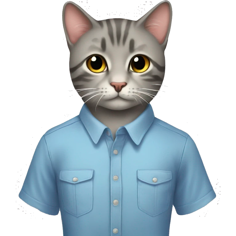 camisa con un gato  emoji