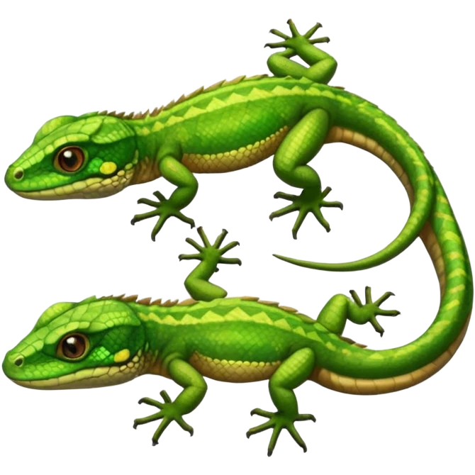 spectacled lizards emoji