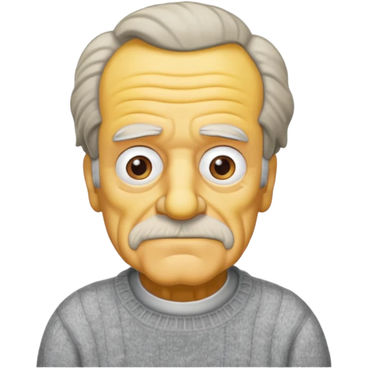 the simpsons, grandpa abe . emoji