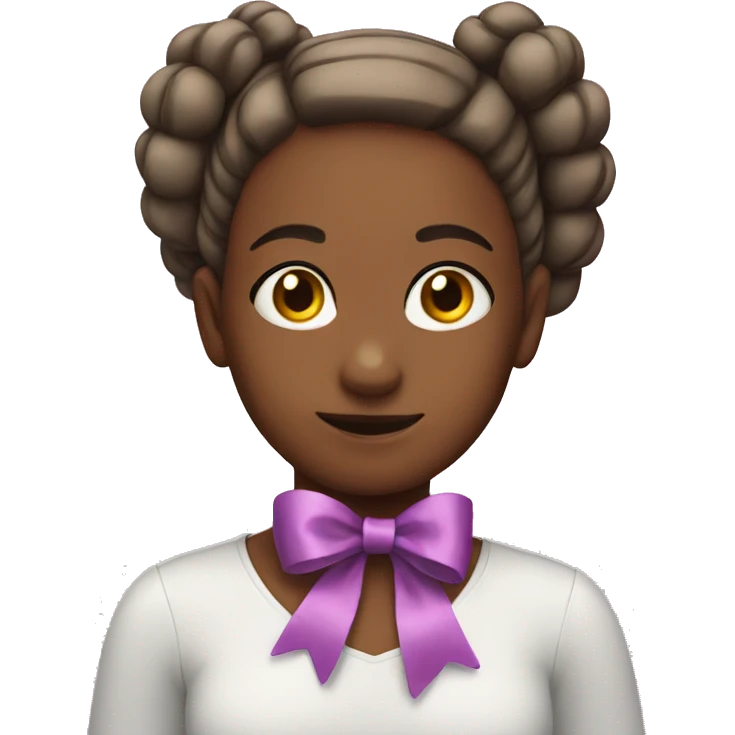 Ribbon girl emoji