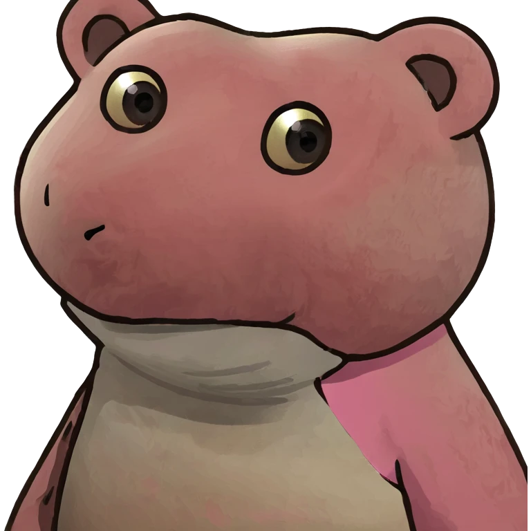 Pink teddy bear emoji