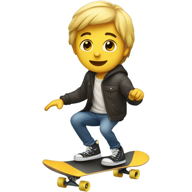 Skateboard with person emoji