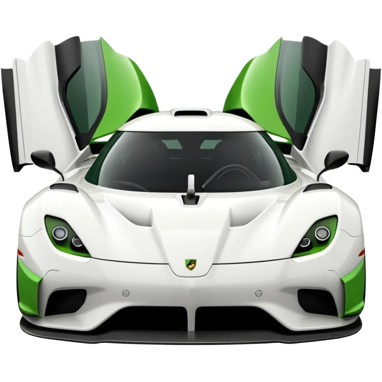koniggseg jesko white look like real car  emoji