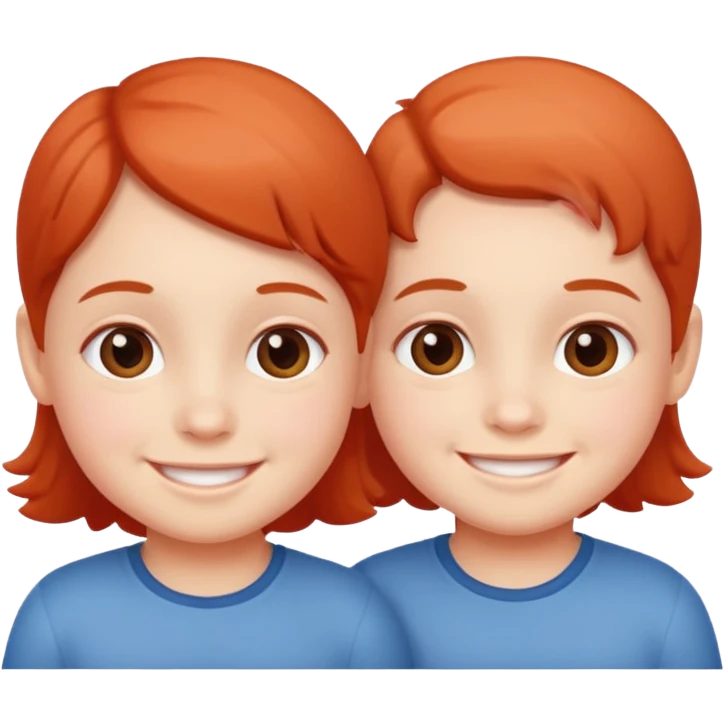 İkiz çocuk emoji