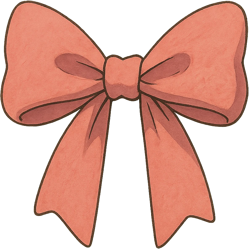 pink bow emoji