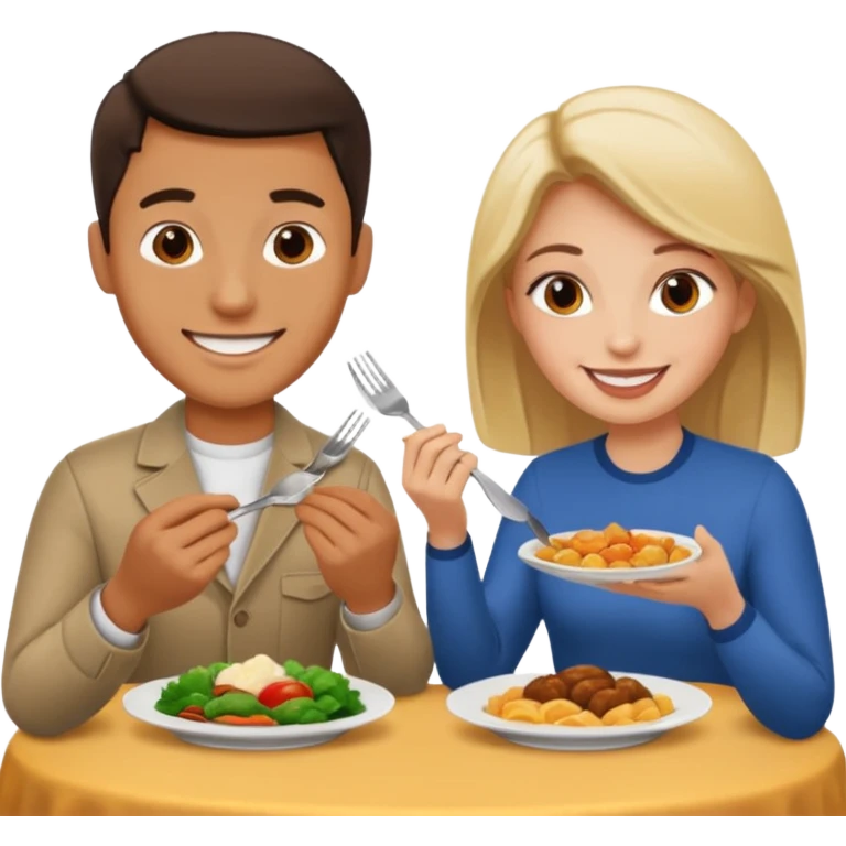 Man eating out woman emoji