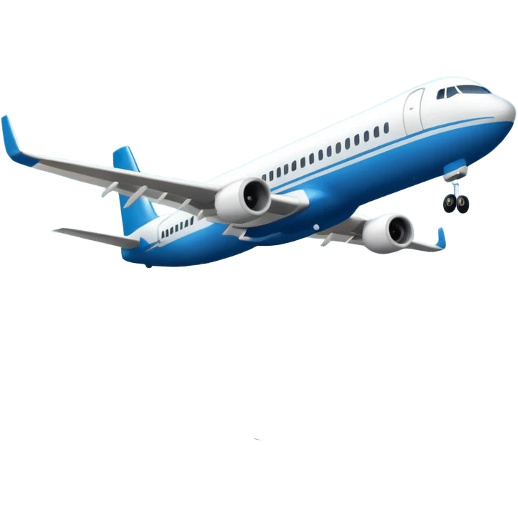 Plane landing in Minnesota in the snow emoji