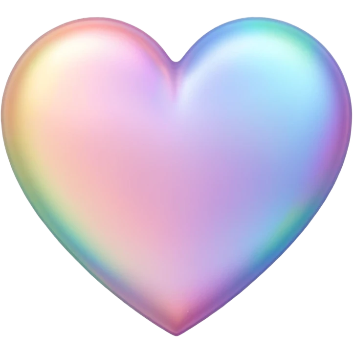 pastel heart with a gentle sparkle border emoji