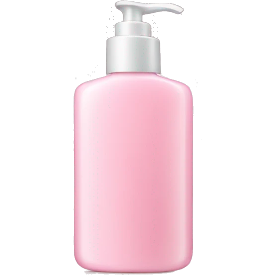 Light pink lotion bottle emoji