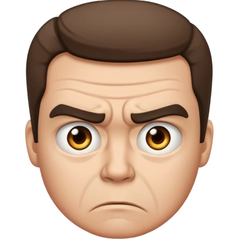 A frown (as if saying something) emoji