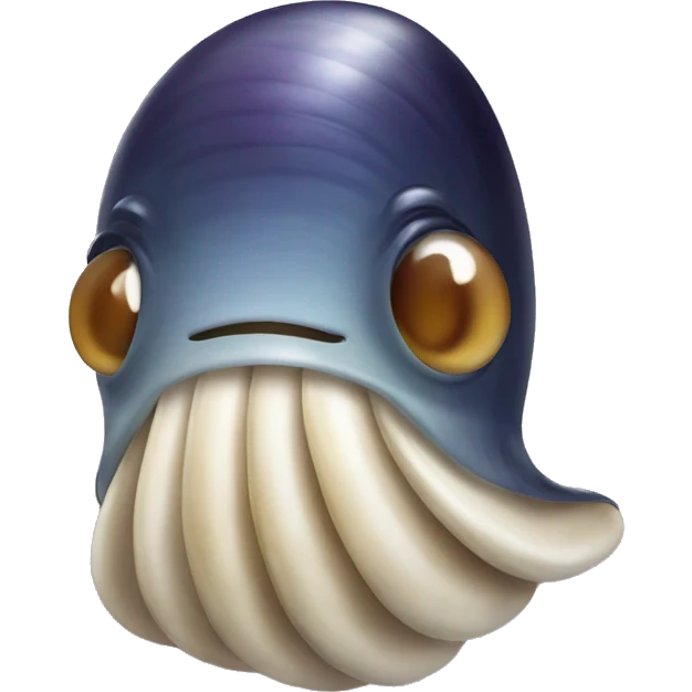 mussel smiling emoji