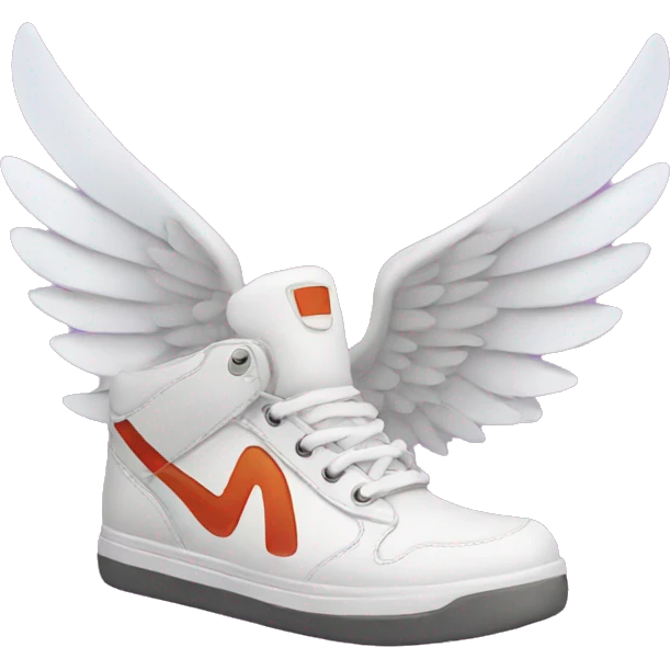 Shoe with wings emoji