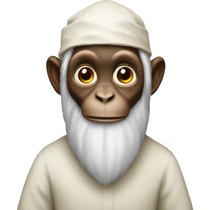 Religious monkey emoji