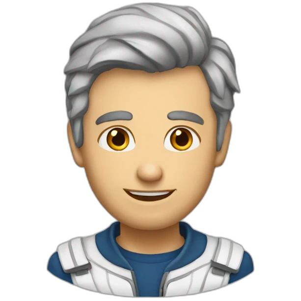 Френц маникюр emoji