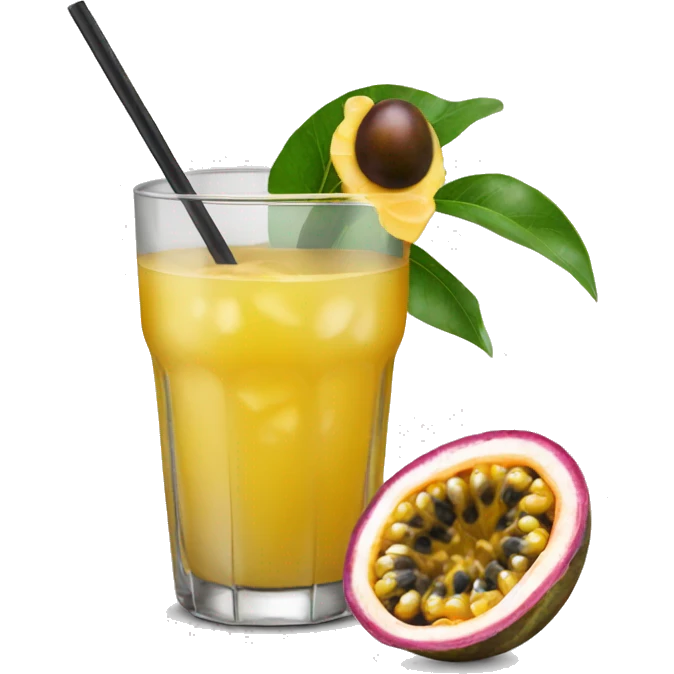 passion fruit cocktail  emoji