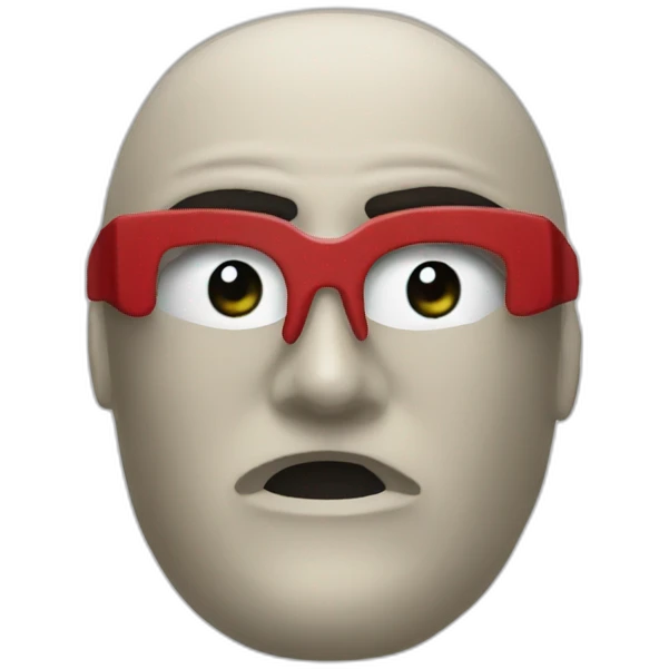 Money heist mask emoji