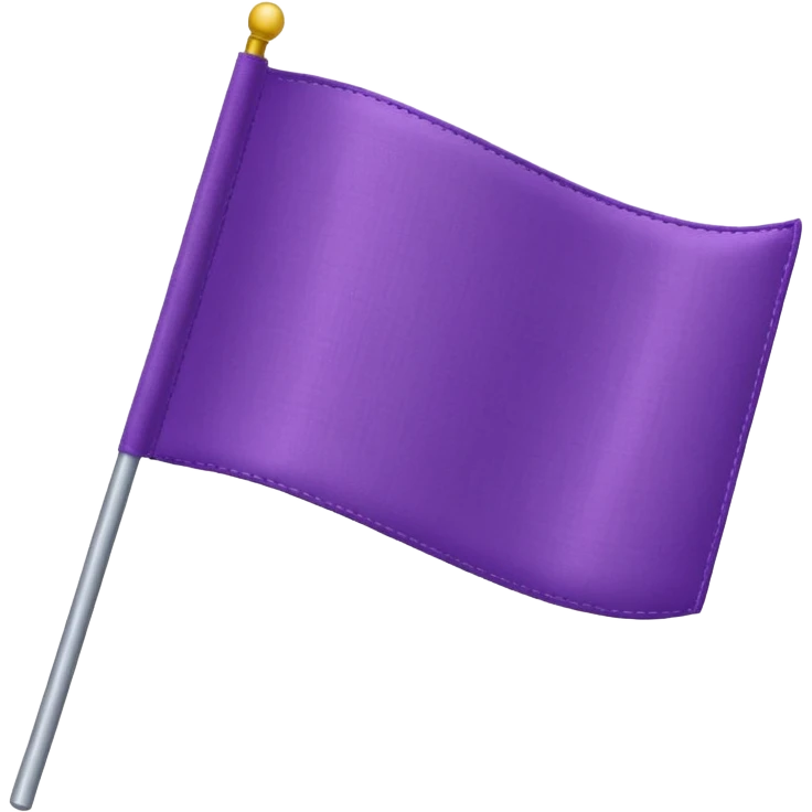 Handheld Flag purple emoji