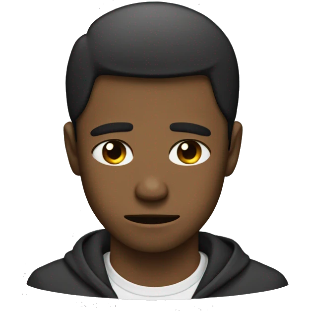 20 year old man crying over breakup
 emoji