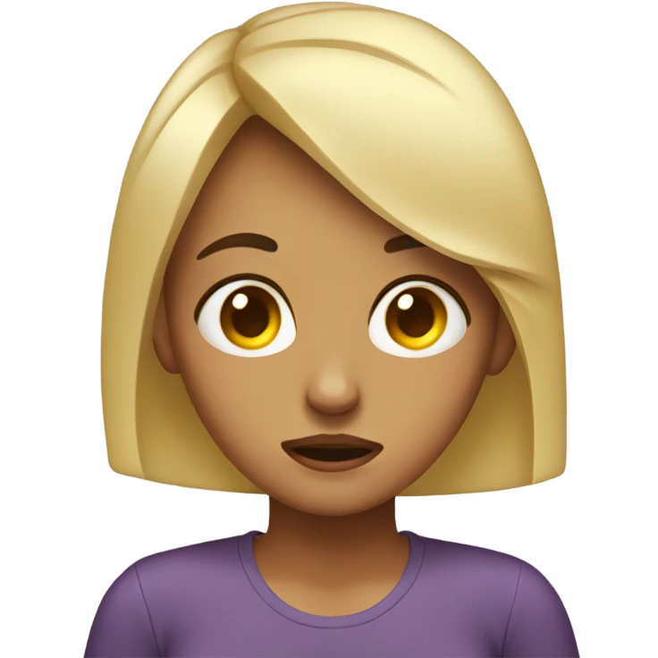 Headache girl emoji
