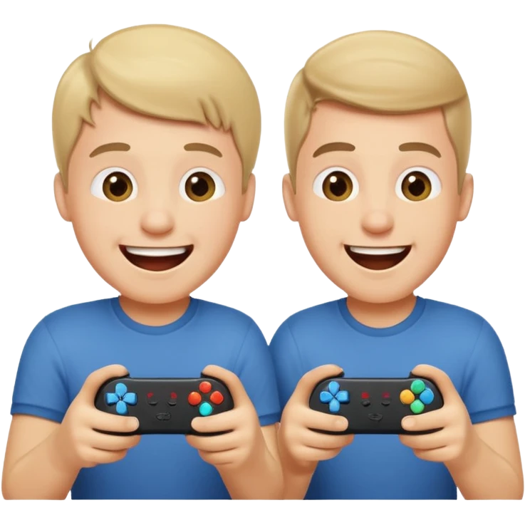 two brothers playings videogames

 emoji