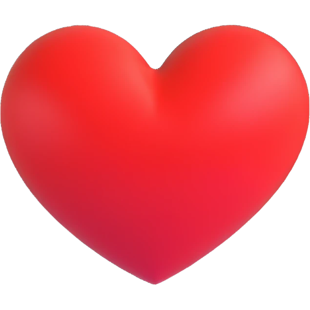 red heart emoji