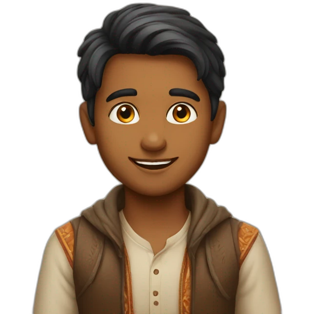 indian boy who's smitten emoji
