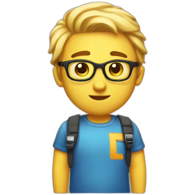 shy nerd emoji