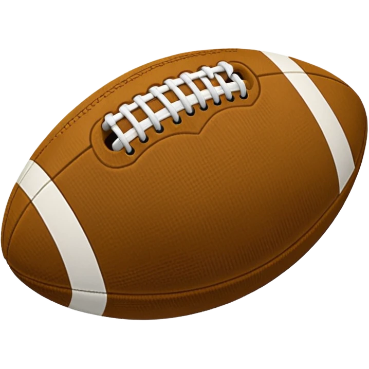Corduroy ribbed football emoji