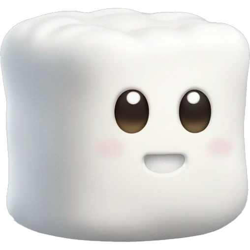 Marshmallow white  emoji